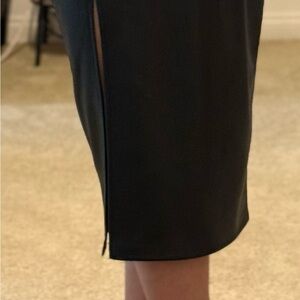 Amisu Black Pencil Skirt with Side Slit Size S ( EU 36)